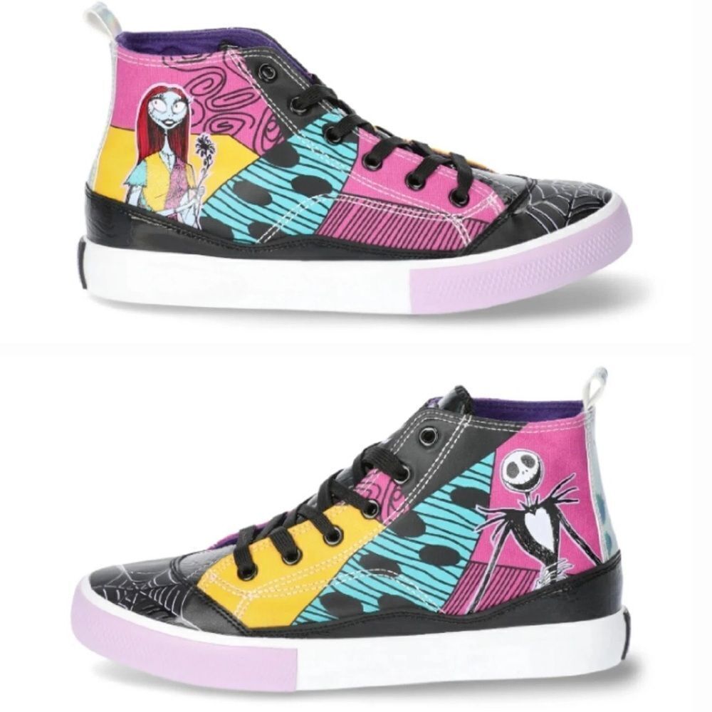 Disney Nightmare Before Christmas Sneakers High Top  Women’s Size 10 Shoes